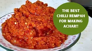 Authentic Nonya Achar Chilli made by 80 Y.O. Grandma