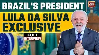 Brazil President Luiz In&aacute;cio Lula da Silva On BRICS, AI And Trade Ties | India Today Exclusive