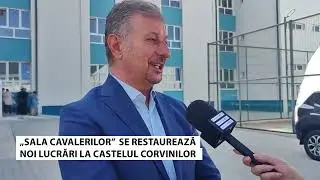 Sala Cavalerilor prinde viață 🏰 Noi lucrări de restaurare la Castelul Corvinilor