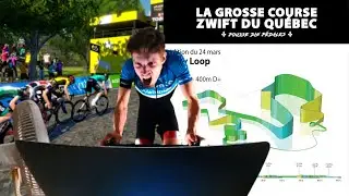 VICTOIRE SOLO !!! La Grosse Course Zwift du Qu&eacute;bec - Watopia 
