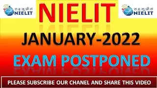 CCC EXAM Postponed UP REGION|CCC JANUARY ADMIT CARD|