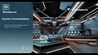 FUTURISTIC TALKSHOW OHFY | Unreal Engine Corporate Virtual Set | Integrated With Aximmetry