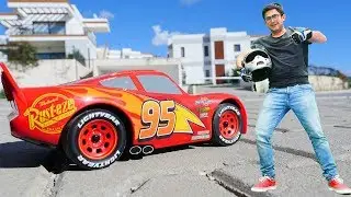Şimşek McQueen. Nail Baba ger&ccedil;ek McQueen&rsquo;i kullanıyor