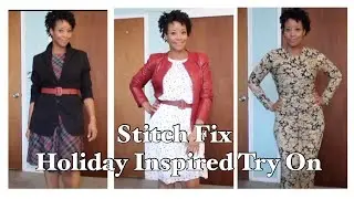 Stitch Fix Holiday Inspired Try On | Mom Vlog