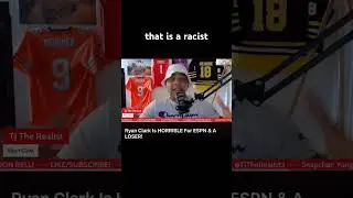 Ryan Clark Is A DISGUSTING Race-Baiter With a WHITE Baby Mama!