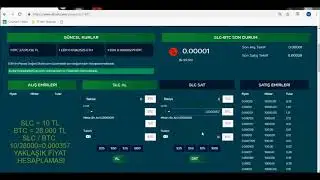 SLCXİN PARİTELER SLC   BTC