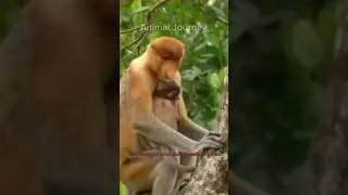Mother Monkey&rsquo;s Brave Escape! Saves Baby from Crocodile Attack 🐒💪 | Emotional Wildlife Story