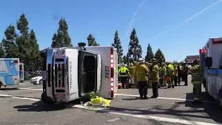 MASS CASUALTY AMBULANCE CRASH