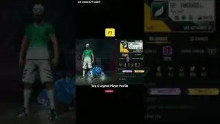 free fire top 5 Legends Player Profile From Mena Server #Shorts #youtubeshorts #trending #viral