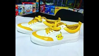 Pikachu Shoes from GameStop - A review of this Pokemon Edition #25 yellow shoes sold by Game Stop.