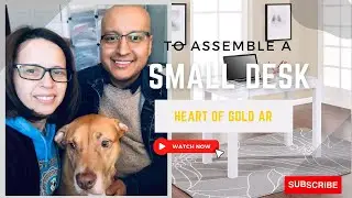 Assemble a small desk from Ameriwood Home.  Do it yourself! Review- Walmart