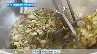 Cooking Mixer Machine Stir Fry Vegetables Restaurant Commercial #cookingpot #chinesefood #machinery