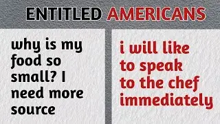 Entitled Americans first time in an Australian restaurant