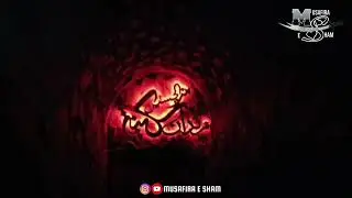 Shahadat Bibi Sakina Noha Status || 13 Safar Noha Status || Zindan Bibi Sakina sa || 2025