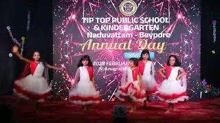 GROUP DANCE AVANTHIKA & PARTY | 2K25  Annual Day Celebration |Tip Top Public School & Kindergarten