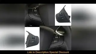 Car Accessories Audio Volume Control Button For Peugeot 308 2008 208 2014-2017 Steering Wheel Media