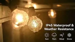 G40 LED Piatio Outdoor String Lights