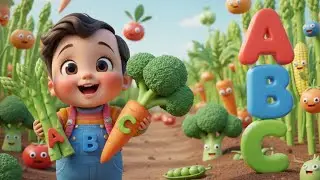 Colorful Veggies ABC Adventure for Kids | Learn Letters & Vegetables, Fun Nursery Rhymes 🍅🥕🎶