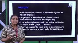 L - 4 | Unit - 1 | Language as a Tool of Communication | Technical Communication