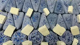 Blue Chalk ASMR Crush Video |  Satisfying Chalk ASMR Crush 