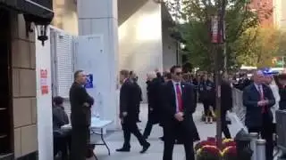 Donald Trump Boo'd as He Goes To Vote