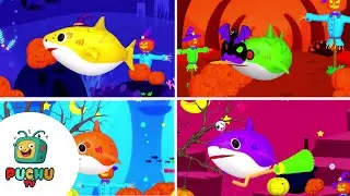 Halloween Trick or Treat Baby Shark do do do | Puchu Tv Nursery Rhymes and Kid Songs