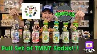 Full Set of Teenage Mutant Ninja Turtles Funko Soda Review!!! What the POP! Giveaway win!!!