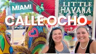 Walking The Streets Of Little Havana & CALLE OCHO In Miami | Authentic Cuban Food, Music, & Culture