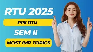 BTECH IInd Semester | Programming for Problem Solving | Most Imp Questions | RTU EXAM 2025 || PPS