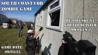 Zombie game | South Coast CQB | DE Noveske N4 Ghetto Blaster GBBR (Re-upload)