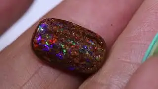 3.7 cts Boulder Opal Wood Replacement INV-2520