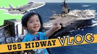 去參觀美國航空母艦！好多戰鬥機直升機好好玩！Kids Tour USS Midway Museum & Petco Park | 小陶德沛莉 玩具開箱