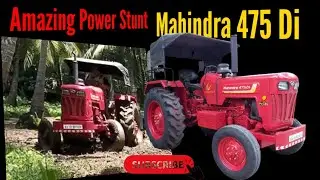Mahindra 475 Di Farm Machine | Tractor Mud Stunt Coconut Orchard @chrisfix