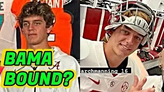 UPDATE: Where is Alabama with Arch Manning after official visit?