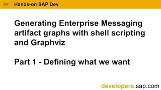 Generating Enterprise Messaging artifact graphs with shell scripting and Graphviz - Part 1