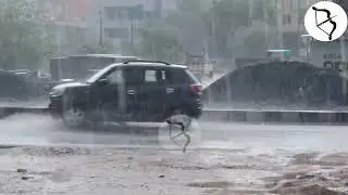 #Wind from #MP brings #lightning, heavy #rain for 30 mins in #Chhotaudepur &ndash; Watch now