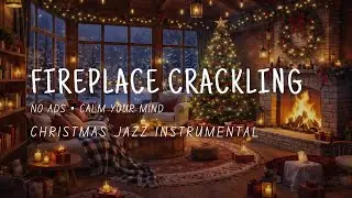 Fireplace 4K UHD! 🔥 Fireplace with Crackling Fire Sounds. Fireplace Ambience  (No Music)