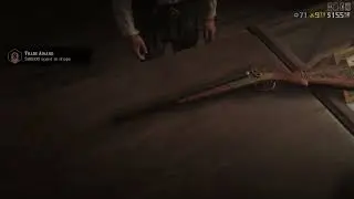Red Dead Redemption 2 Buying the rare shotgun.