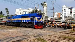 Sagordari Express।।American Ac Engine।। Intercity Train। Special Train। Programme Train। LC।  2k23.