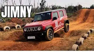 Jimny offroad testing and review | is it the best offroad car under 15L? 🤔 #marutisuzuki #jimny