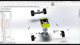 RC Car Exploded View Animation #MECA241