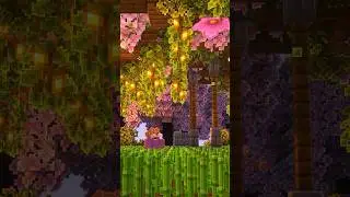 Canopied Sugarcane Farm! 🎋 Minecraft Build Idea