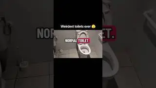 Weirdest toilets ever! Why?! #toilet #weird #comedy #dwarf