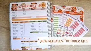*New Stickers* | October Budget Kits | erikalifevlogs