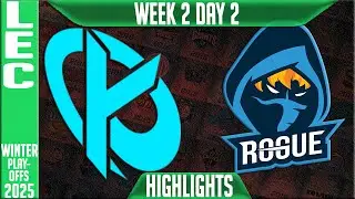 KC vs RGE Highlights | LEC Winter Playoffs BO1 W2D2 26-01-25 | Karmine Corp vs Rogue