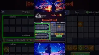 Skyblock: Giveaway MVP Sword 💸🤑|| #shorts #blockmango