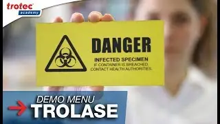 Creating a Biohazard Danger Label with TroLase - Trotec Demo Menu Tutorial