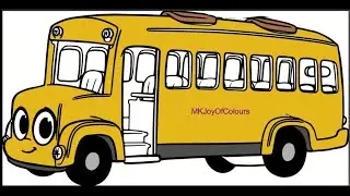 School Bus - Wheels on the bus rhymes .. #mk #joyofcolours #busrhymes #wheelsonthebus