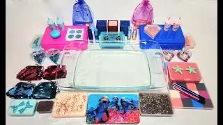 Under The Sea Mix, Ocean Floor Slime Mix, Blue, Pink, Glitter, Satisfying Slime Mix, ASMR