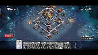 Clash of clans builder base attack on event |COC Gameplay new flying hogrideer